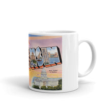 Greetings from Wisconsin Unique Coffee Mug, Coffee Cup 1