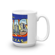 Greetings from Dallas Texas Unique Coffee Mug, Coffee Cup 2