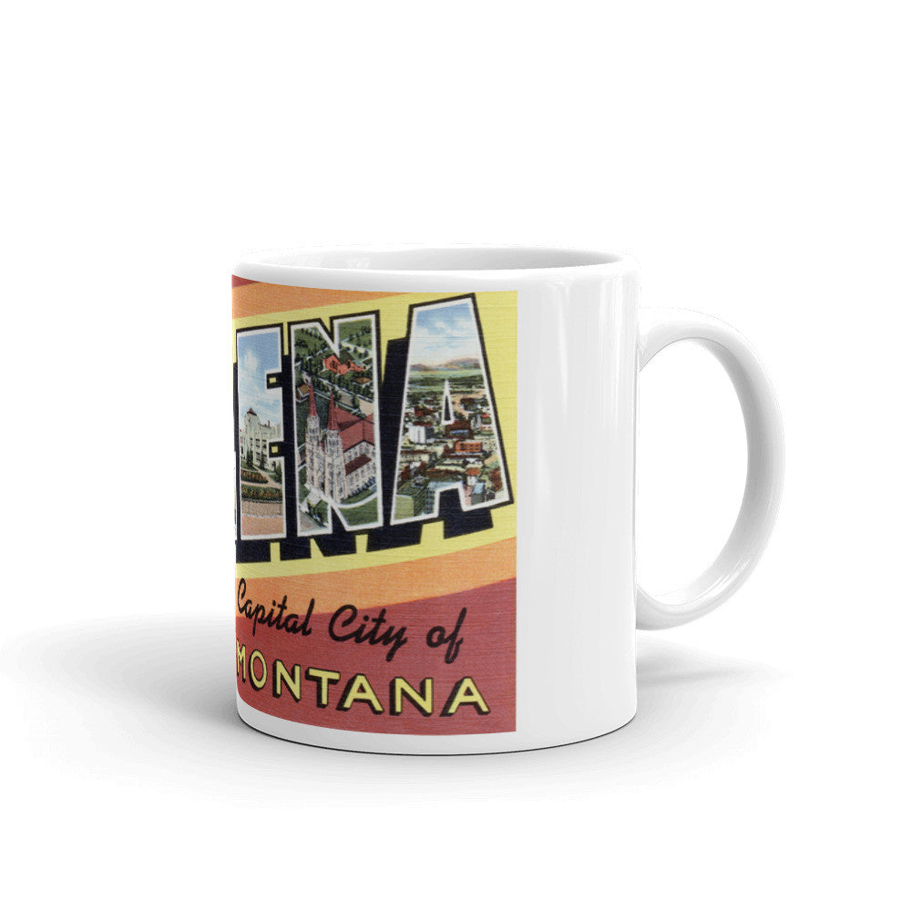 Greetings from Helena Montana Unique Coffee Mug, Coffee Cup
