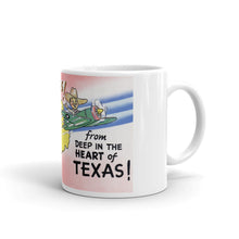 Greetings from Deep In The Heart Of Texas Unique Coffee Mug, Coffee Cup