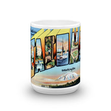 Greetings from Tacoma Washington Unique Coffee Mug, Coffee Cup