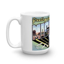Greetings from Michigan Unique Coffee Mug, Coffee Cup 2