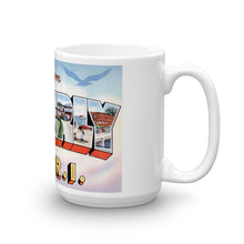 Greetings from Westerly Rhode Island Unique Coffee Mug, Coffee Cup