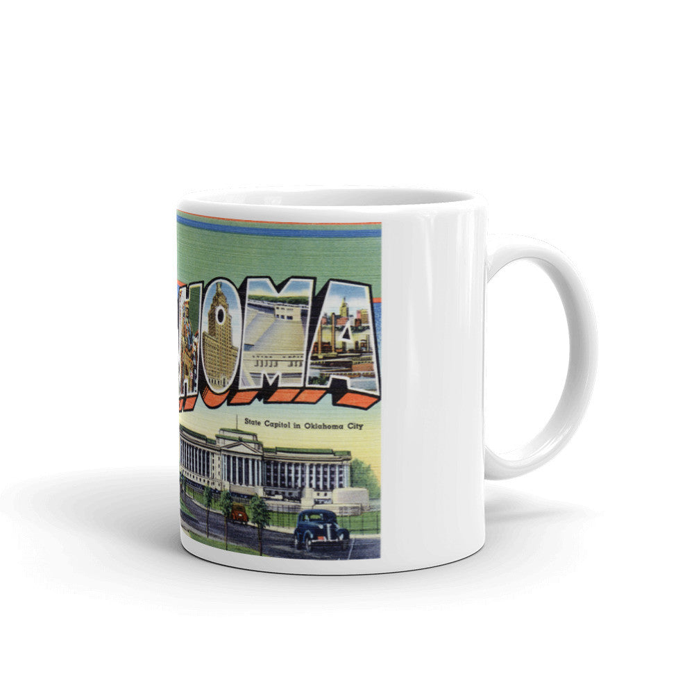 Greetings from Oklahoma Unique Coffee Mug, Coffee Cup 1