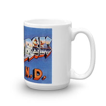 Greetings from Bismarck North Dakota Unique Coffee Mug, Coffee Cup 1