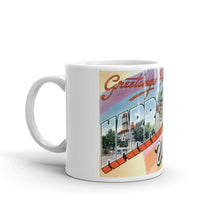 Greetings from Harrisonburg Virginia Unique Coffee Mug, Coffee Cup
