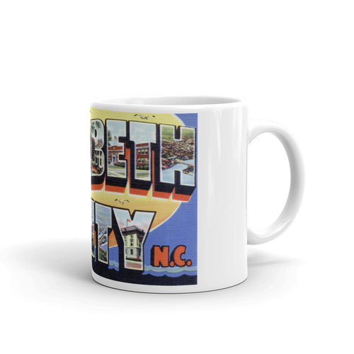 Greetings from Elizabeth City North Carolina Unique Coffee Mug, Coffee Cup