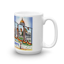 Greetings from Jackson Mississippi Unique Coffee Mug, Coffee Cup
