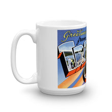 Greetings from Traverse City Michigan Unique Coffee Mug, Coffee Cup