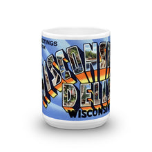 Greetings from Wisconsin Dells Wisconsin Unique Coffee Mug, Coffee Cup 1