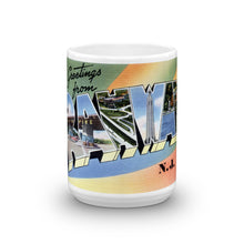 Greetings from Rahway New Jersey Unique Coffee Mug, Coffee Cup
