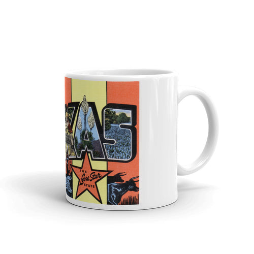 Greetings from Texas Unique Coffee Mug, Coffee Cup 5