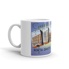 Greetings from Minot North Dakota Unique Coffee Mug, Coffee Cup