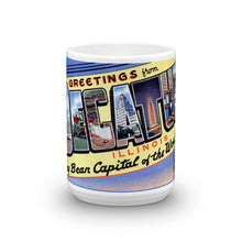 Greetings from Decatur Illinois Unique Coffee Mug, Coffee Cup