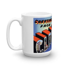 Greetings from Clarksburg West Virginia Unique Coffee Mug, Coffee Cup