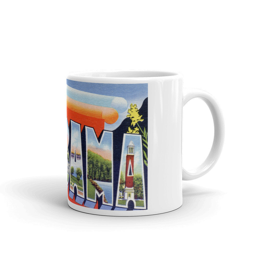 Greetings from Alabama Unique Coffee Mug, Coffee Cup 2