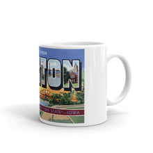 Greetings from Clinton Iowa Unique Coffee Mug, Coffee Cup