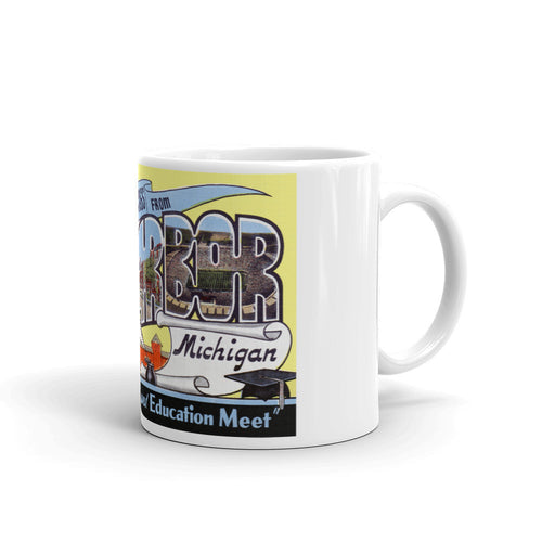 Greetings from Ann Arbor Michigan Unique Coffee Mug, Coffee Cup 2