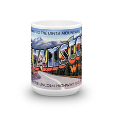 Greetings from Evanston Wyoming Unique Coffee Mug, Coffee Cup
