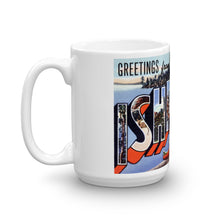 Greetings from Ishpeming Michigan Unique Coffee Mug, Coffee Cup