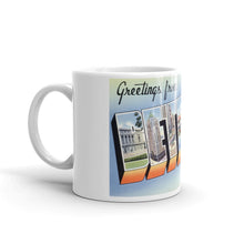 Greetings from Detroit Michigan Unique Coffee Mug, Coffee Cup 2