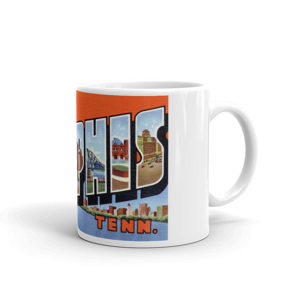 Greetings from Memphis Tennessee Unique Coffee Mug, Coffee Cup