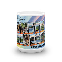 Greetings from White Mountains New Hampshire Unique Coffee Mug, Coffee Cup