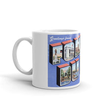 Greetings from Fond Du Lac Wisconsin Unique Coffee Mug, Coffee Cup