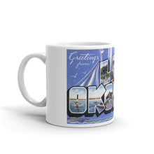 Greetings from Lake Okoboji Iowa Unique Coffee Mug, Coffee Cup
