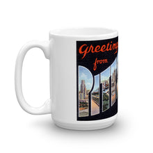 Greetings from Pittsburgh Pennsylvania Unique Coffee Mug, Coffee Cup 1