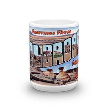 Greetings from Holbrook Arizona Unique Coffee Mug, Coffee Cup