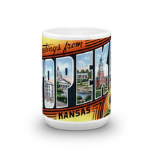 Greetings from Topeka Kansas Unique Coffee Mug, Coffee Cup 2