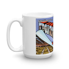 Greetings from Durham North Carolina Unique Coffee Mug, Coffee Cup