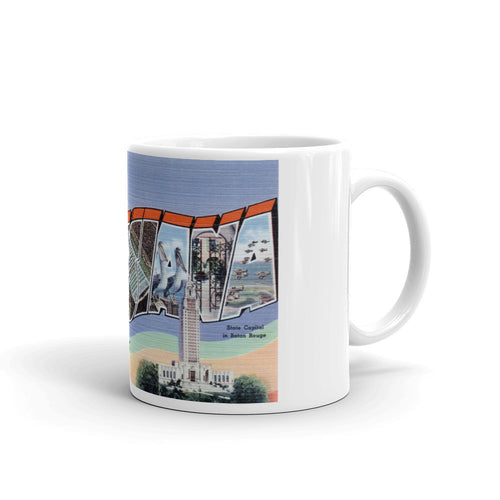 Greetings from Louisiana Unique Coffee Mug, Coffee Cup 1
