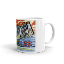 Greetings from Chautauqua New York Unique Coffee Mug, Coffee Cup