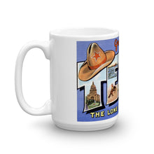 Greetings from Texas Unique Coffee Mug, Coffee Cup 3
