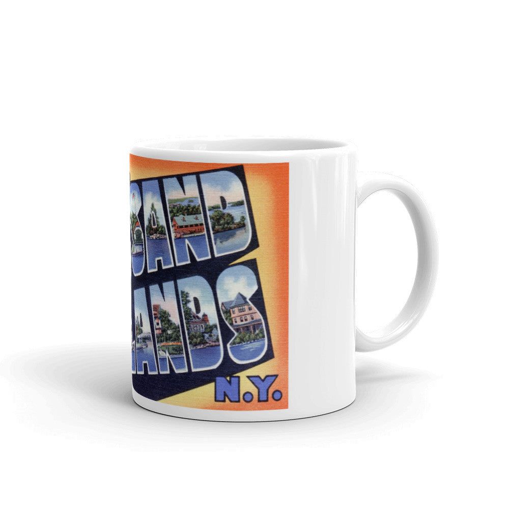 Greetings from Thousand Islands New York Unique Coffee Mug, Coffee Cup