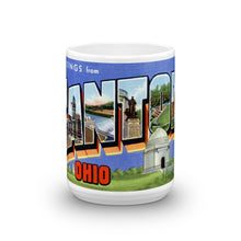 Greetings from Canton Ohio Unique Coffee Mug, Coffee Cup