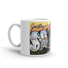 Greetings from Salem Oregon Unique Coffee Mug, Coffee Cup
