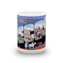 Greetings from Pecos Texas Unique Coffee Mug, Coffee Cup