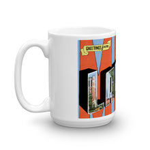 Greetings from Lansing Michigan Unique Coffee Mug, Coffee Cup