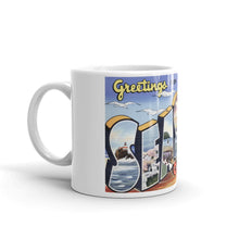 Greetings from Seaside Oregon Unique Coffee Mug, Coffee Cup