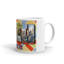 Greetings from Chicago Illinois Unique Coffee Mug, Coffee Cup 3