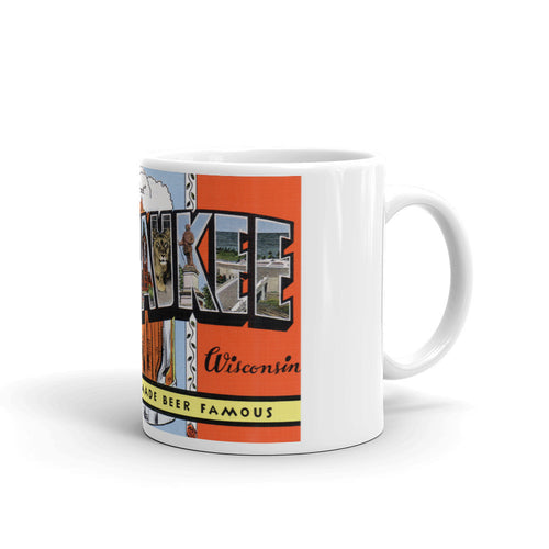 Greetings from Milwaukee Wisconsin Unique Coffee Mug, Coffee Cup 2