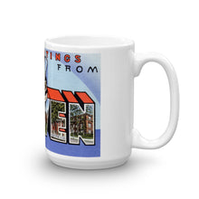 Greetings from Lock Haven Pennsylvania Unique Coffee Mug, Coffee Cup