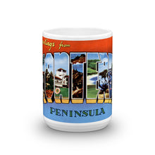 Greetings from Monterey California Unique Coffee Mug, Coffee Cup