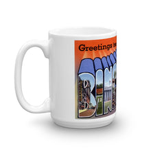 Greetings from Binghamton New York Unique Coffee Mug, Coffee Cup