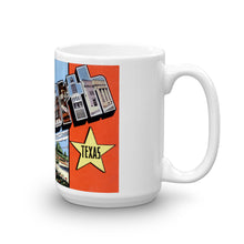 Greetings from Fort Worth Texas Unique Coffee Mug, Coffee Cup