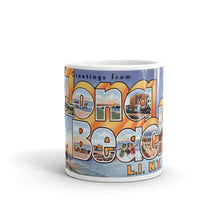 Greetings from Long Beach Long Island New York Unique Coffee Mug, Coffee Cup 1