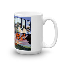 Greetings from Waynesville North Carolina Unique Coffee Mug, Coffee Cup